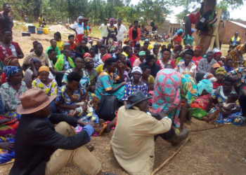 Some of the evicted Kyangwali residents have pitched camp at the Kikuube RDC's offices. They are accusing Minister Onek of being behind their brutal evictions. 