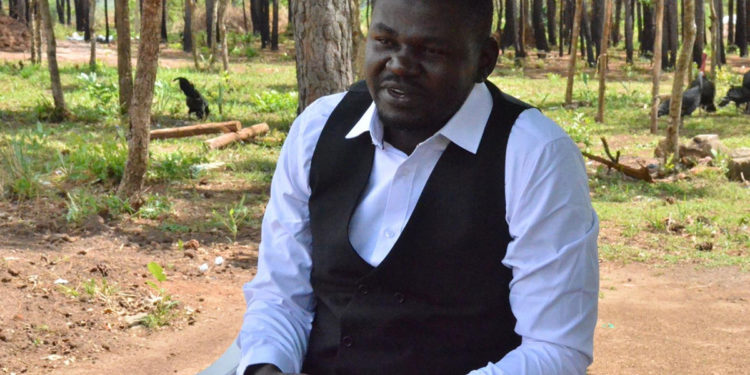 Andrew Ojok speaks during an interview in Lalogi Subcounty, Omoro District.