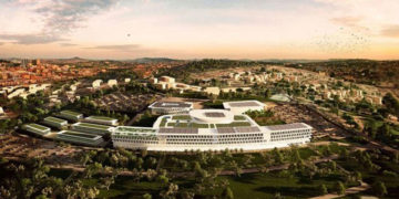 An artistic impression of Lubowa International Specialized Hospital