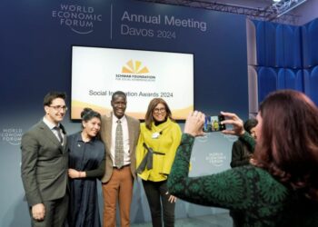 Uganda’s Gerald Abila of Barefoot Law wins 2024 social innovation award at World Economic Forum